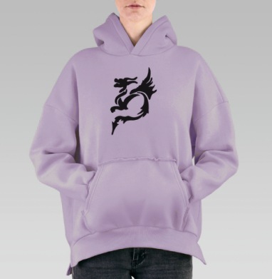 Хранитель огня, Hoodie Oversize Fiolet, утепленная