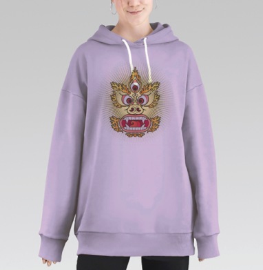 Ядерный Махакала, Hoodie Long Oversize Fiolet