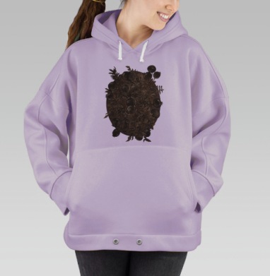 Ягоды, Hoodie Oversize Fiolet