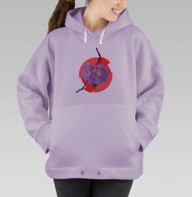 Японская весна, Hoodie Oversize Fiolet