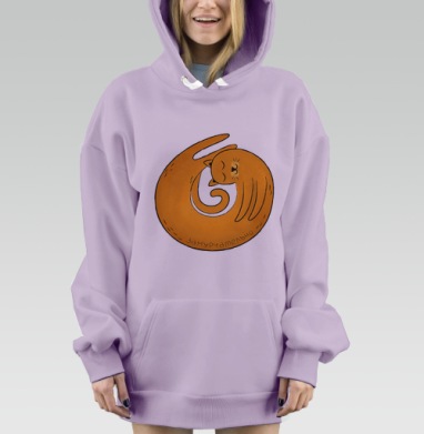 Замурчательно, Hoodie Mjhigh Dig Mel, Fiolet, утепленная