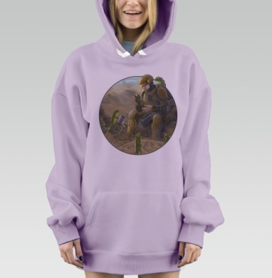 Засуха, Hoodie Mjhigh Dig Mel, Fiolet, утепленная