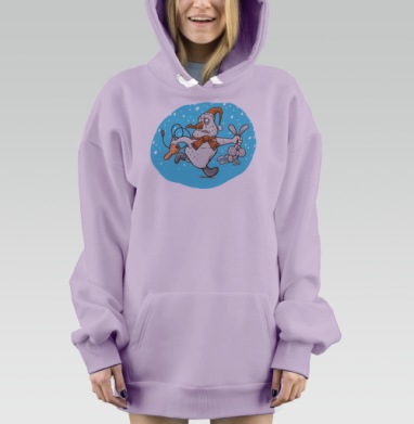 ...И ВЫСУШУ!, Hoodie Mjhigh Dig Mel, Fiolet, утепленная