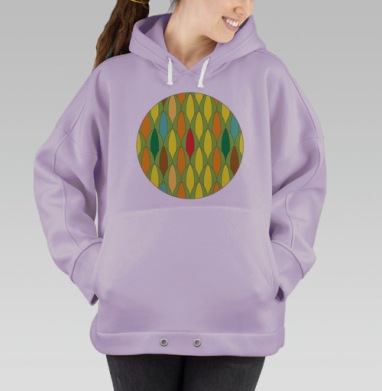 Абстрактная кукуруза!, Hoodie Oversize Fiolet