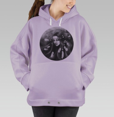 Бохо шик, Hoodie Oversize Fiolet