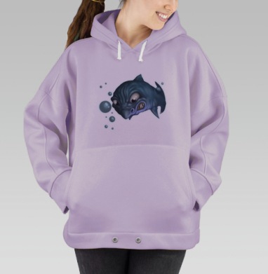 Челюсти, Hoodie Oversize Fiolet