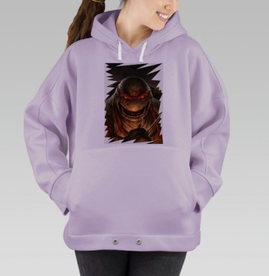 Черепашки Нидзя, Hoodie Oversize Fiolet
