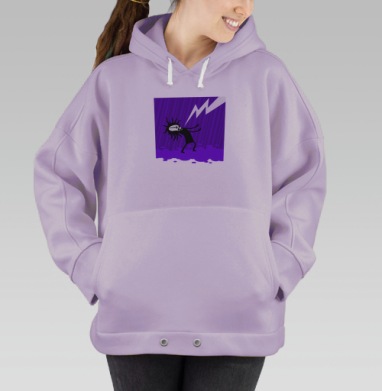 Чёрный Метал, Hoodie Oversize Fiolet
