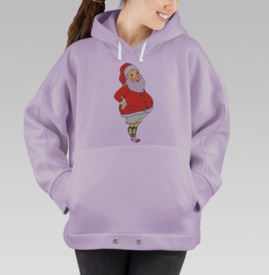 Дед Мороз, Hoodie Oversize Fiolet