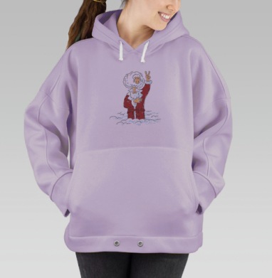 Дедушка Мороз, Hoodie Oversize Fiolet