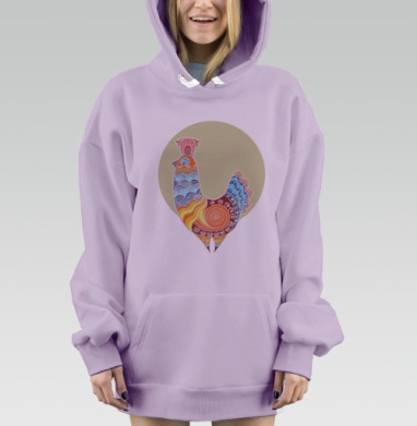 дудлоптица, Hoodie Mjhigh Dig Mel, Fiolet, утепленная