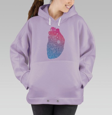 Дудлосердце, Hoodie Oversize Fiolet