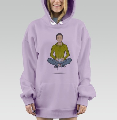 Дзенгейм, Hoodie Mjhigh Dig Mel, Fiolet, утепленная