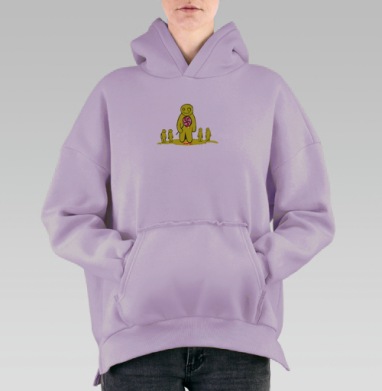 Этож конфета, Hoodie Oversize Fiolet, утепленная