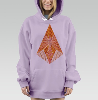 Феникс, Hoodie Mjhigh Dig Mel, Fiolet, утепленная