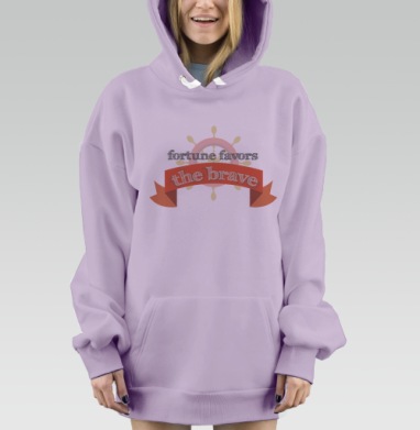 Фортуна любит смелых ), Hoodie Mjhigh Dig Mel, Fiolet, утепленная