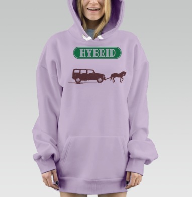 Гибрид, Hoodie Mjhigh Dig Mel, Fiolet, утепленная