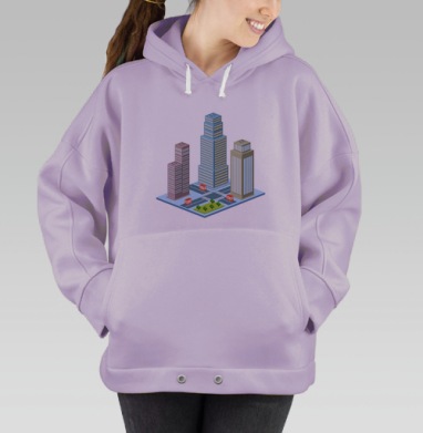 Город, Hoodie Oversize Fiolet