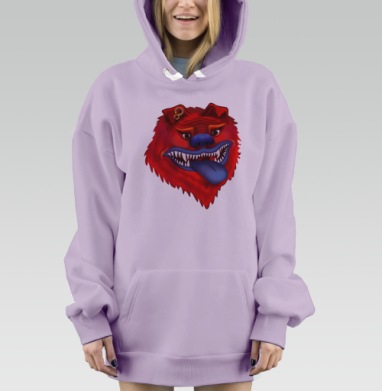 Грозный египетский бог в золотых доспехах красный мифический страж, Hoodie Mjhigh Dig Mel, Fiolet, утепленная