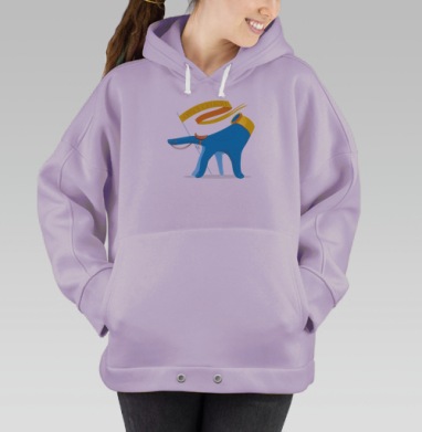 Игрушечный офисный конь «OFFICE CAVALRY», Hoodie Oversize Fiolet