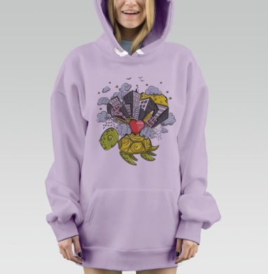 Imaginarium / Воображариум, Hoodie Mjhigh Dig Mel, Fiolet, утепленная