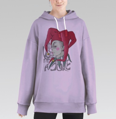 Joker / Джокер, Hoodie Long Oversize Fiolet