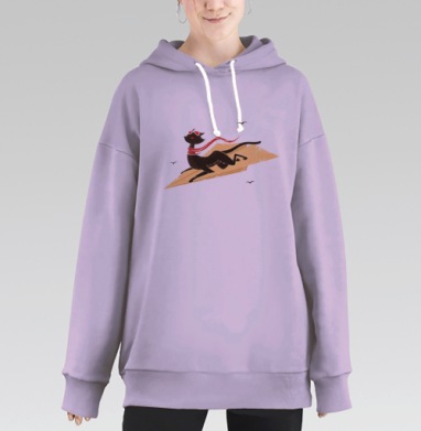 Кисалёт, Hoodie Long Oversize Fiolet
