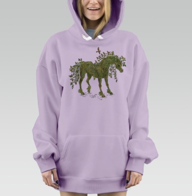 Konik / Коник, Hoodie Mjhigh Dig Mel, Fiolet, утепленная