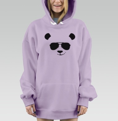 Крутопанда, Hoodie Mjhigh Dig Mel, Fiolet, утепленная