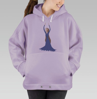 Лесная фея, Hoodie Oversize Fiolet