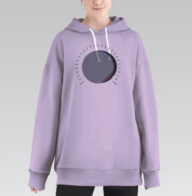 Максимальный уровень регулировки регулятора на пределе, Hoodie Long Oversize Fiolet