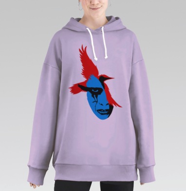 Мёртвые вороны, Hoodie Long Oversize Fiolet