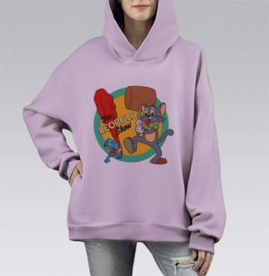 Механическое тело с органами киборга, сложная машина жизни, Hoodie Mono Fiolet, оверсайз, утепленная