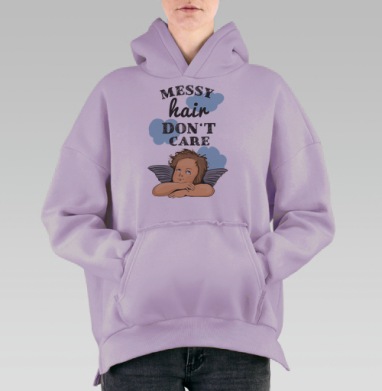 Мне все равно., Hoodie Oversize Fiolet, утепленная