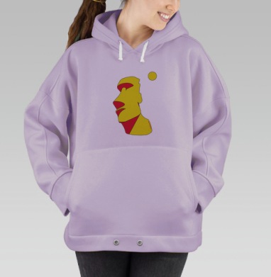 Моаи, Hoodie Oversize Fiolet