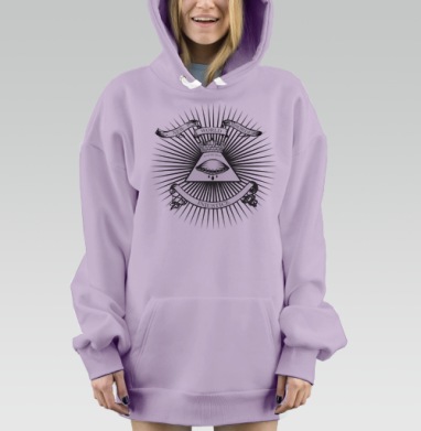 несправедливость, Hoodie Mjhigh Dig Mel, Fiolet, утепленная