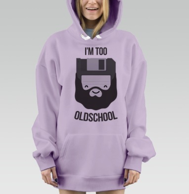 ОЛДСКУЛ, Hoodie Mjhigh Dig Mel, Fiolet, утепленная