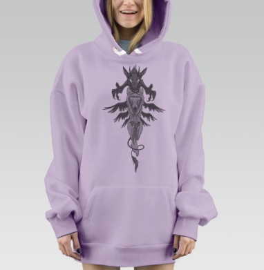 Отчаяние, Hoodie Mjhigh Dig Mel, Fiolet, утепленная