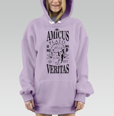 Платон, Hoodie Mjhigh Dig Mel, Fiolet, утепленная