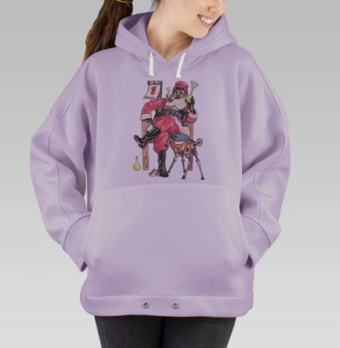 После работы, Hoodie Oversize Fiolet