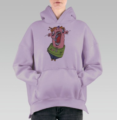После вечеринки, Hoodie Oversize Fiolet, утепленная