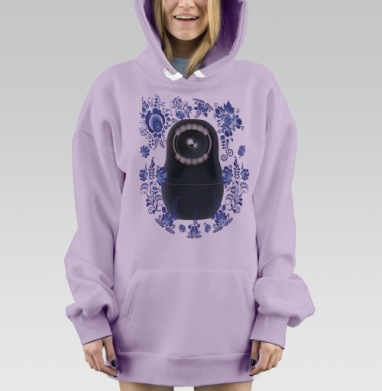 Потребитель, Hoodie Mjhigh Dig Mel, Fiolet, утепленная