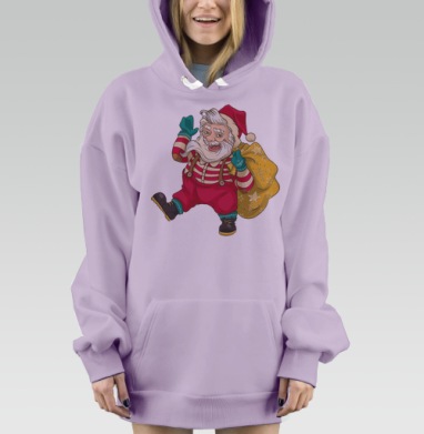 Праздник к нам приходит, Hoodie Mjhigh Dig Mel, Fiolet, утепленная