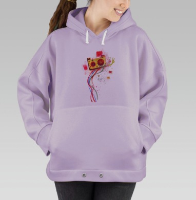 Робот 255, Hoodie Oversize Fiolet