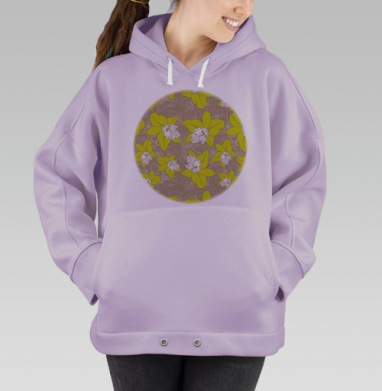 салатовая орхидея, Hoodie Oversize Fiolet