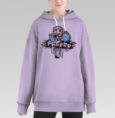 Самоделка, Hoodie Long Oversize Fiolet