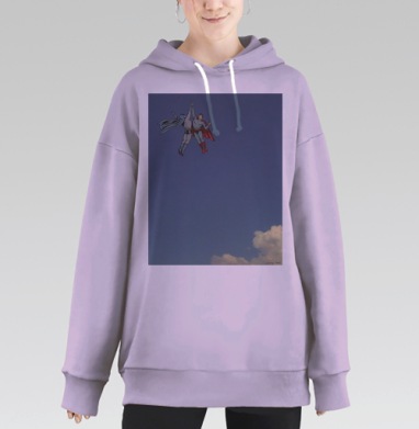 Самоделка, Hoodie Long Oversize Fiolet