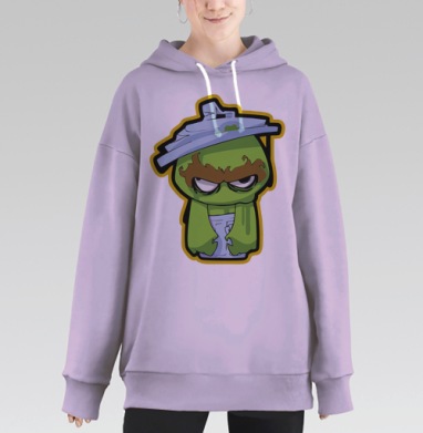Самоделка, Hoodie Long Oversize Fiolet