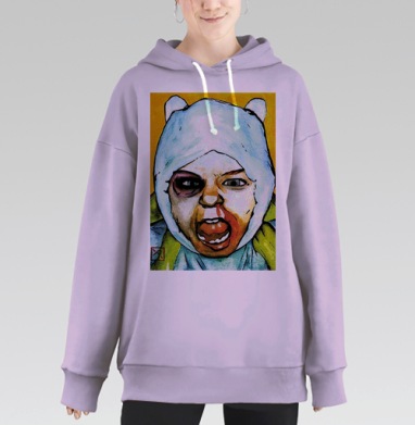 Самоделка, Hoodie Long Oversize Fiolet