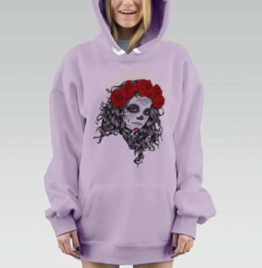 Самоделка, Hoodie Mjhigh Dig Mel, Fiolet, утепленная
